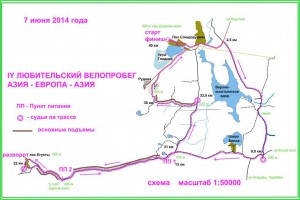 Схема на велопробег в Егусты 2014 на сайт